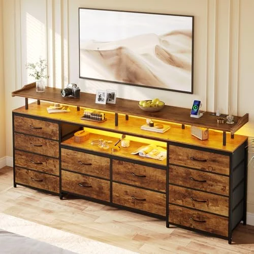 BTHFST 12 Drawers TV Stand Dresser for Bedroom for, photograph 6 of 8 published for this piece