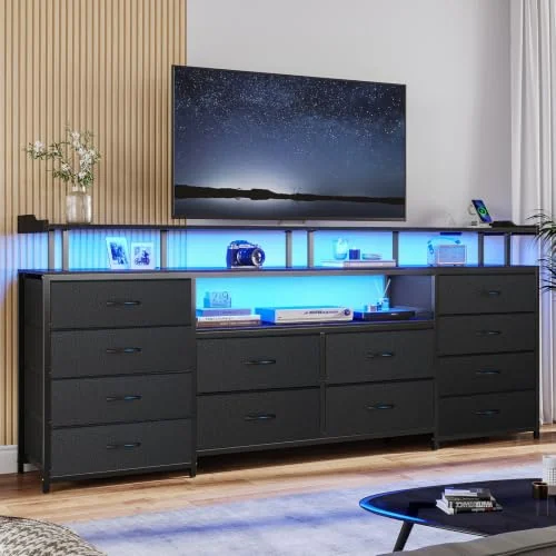 BTHFST 12 Drawers TV Stand Dresser for Bedroom for, photograph 6 of 8 published for this piece