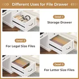 BTHFST 59.1″ Executive Desk with File Drawer, photograph 7 of 8 published for this piece