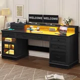 BTHFST 59.1″ Executive Desk with File Drawer, photograph 7 of 8 published for this piece