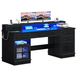 BTHFST 59.1″ Executive Desk with File Drawer, photograph 8 of 8 published for this piece