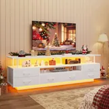 BTHFST 63″ LED Tv Stand for Living Room with, photograph 7 of 7 published for this piece