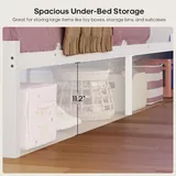 BTHFST Bunk Bed Twin Over Twin with 14 Storage, photograph 6 of 9 published for this piece