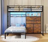 BTHFST Bunk Bed Twin Over Twin with 14 Drawers, photograph 9 of 9 published for this piece