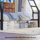BTHFST Bunk Bed Twin Over Twin with Charging Station, photograph 7 of 9 published for this piece