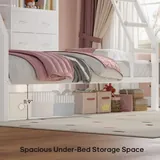 BTHFST Bunk Bed Twin Over Twin with Charging Station, photograph 8 of 9 published for this piece