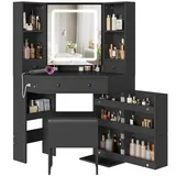 BTHFST Corner Vanity Desk with Lighted Mirror, photograph 8 of 8 published for this piece