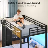 BTHFST Full Size Bunk Bed with Desk, photograph 8 of 9 published for this piece