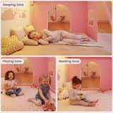 BTHFST Girls Bunk Bed Twin Over Twin, photograph 7 of 9 published for this piece