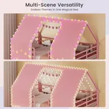 BTHFST Girls Bunk Bed Twin Over Twin, photograph 8 of 9 published for this piece