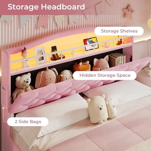 BTHFST Girls Full Bed Frame, photograph 3 of 9 published for this piece