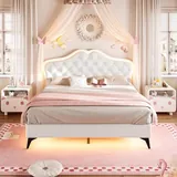 BTHFST Girls LED Full Bed Frame, photograph 5 of 8 published for this piece