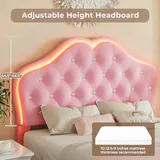 BTHFST Girls LED Twin Bed Frame, photograph 6 of 8 published for this piece