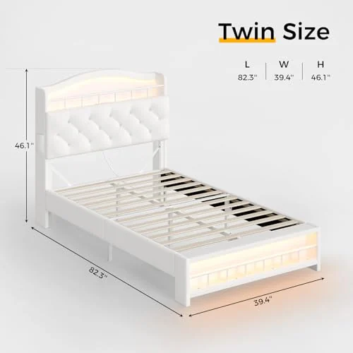BTHFST Girls Twin Bed Frame, photograph 2 of 8 published for this piece