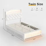 BTHFST Girls Twin Bed Frame, photograph 2 of 8 published for this piece