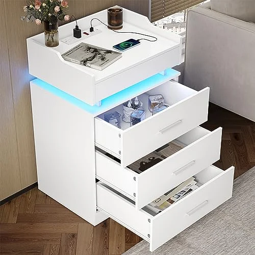BTHFST LED Nightstand Set of 2, photograph 7 of 7 published for this piece