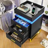 BTHFST LED Nightstand with Charging Station, photograph 8 of 8 published for this piece