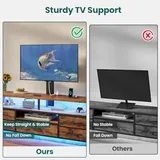 BTHFST LED TV Stand with Mount for Living Room, photograph 5 of 8 published for this piece
