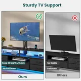 BTHFST LED TV Stand with Mount for Living Room, photograph 5 of 8 published for this piece