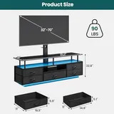 BTHFST LED TV Stand with Mount for Living Room, photograph 8 of 8 published for this piece