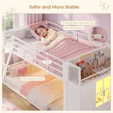 BTHFST Low Bunk Bed Twin Over Twin with 7, photograph 6 of 9 published for this piece