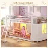 BTHFST Low Bunk Bed Twin Over Twin with 7, photograph 7 of 9 published for this piece