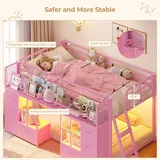 BTHFST Low Bunk Bed Twin Over Twin with 8, photograph 7 of 9 published for this piece