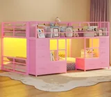 BTHFST Low Bunk Bed Twin Over Twin with 8, photograph 9 of 9 published for this piece