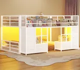 BTHFST Low Bunk Bed Twin Over Twin with 8, photograph 9 of 9 published for this piece