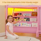 BTHFST Low LED Loft Bed Twin Size with Storage, photograph 5 of 8 published for this piece