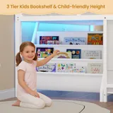 BTHFST Low LED Loft Bed Twin Size with Storage, photograph 5 of 8 published for this piece
