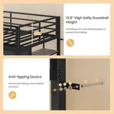 BTHFST Low Loft Bed Twin Size with 9 Storage, photograph 8 of 8 published for this piece