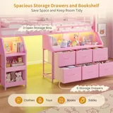 BTHFST Low Loft Bed Twin Size with Storage, photograph 3 of 9 published for this piece