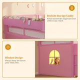 BTHFST Low Loft Bed Twin Size with Storage, photograph 8 of 9 published for this piece