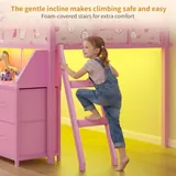 BTHFST Low Loft Bed Twin Size with Storage, photograph 9 of 9 published for this piece