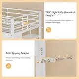 BTHFST Low Loft Bed Twin Size with 9 Storage, photograph 8 of 8 published for this piece