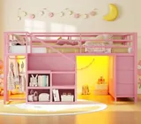 BTHFST Low Loft Bed Twin Size with Stairs, photograph 9 of 9 published for this piece
