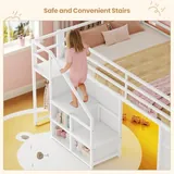 BTHFST Low Loft Bed Twin Size with Stairs, photograph 3 of 9 published for this piece