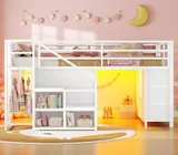 BTHFST Low Loft Bed Twin Size with Stairs, photograph 9 of 9 published for this piece