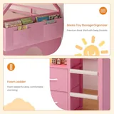 BTHFST Low Loft Bed Twin Size with 8 Storage, photograph 7 of 8 published for this piece