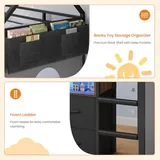 BTHFST Low Loft Bed Twin Size with 8 Storage, photograph 7 of 8 published for this piece