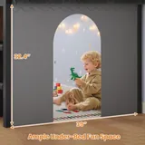 BTHFST Low Loft Bed Twin Size with 8 Storage, photograph 8 of 8 published for this piece