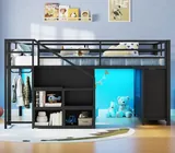 BTHFST Low Loft Bed Twin Size with Stairs, photograph 9 of 9 published for this piece