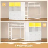 BTHFST Low Twin Over Twin Bunk Bed with 6, photograph 6 of 9 published for this piece