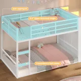 BTHFST Low Twin Over Twin Bunk Bed with 6, photograph 7 of 9 published for this piece