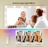 BTHFST Makeup Vanity Desk with Large 31.5″ Mirror and, photograph 2 of 9 published for this piece