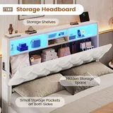 BTHFST Queen Bed Frame with 4 Drawers & Storage, photograph 3 of 8 published for this piece