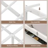 BTHFST Queen Size Bed Frame with 5 Storage Drawers, photograph 8 of 8 published for this piece