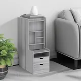 BTHFST Tall Nightstand with Charging Station and LED Lights, photograph 6 of 9 published for this piece