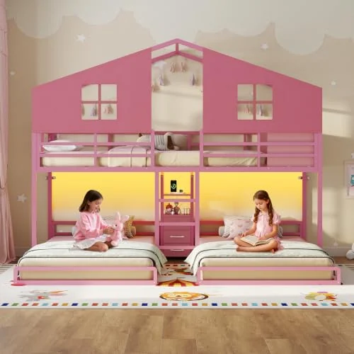 BTHFST Triple Bunk Bed Twin Over Twin, photograph 3 of 9 published for this piece